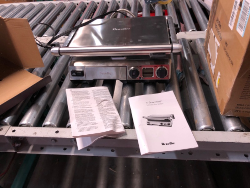Photo 1 of ***INCOMPLETE - UNTESTED - SEE COMMENTS***
Breville BGR820XL Smart Grill, Brushed Stainless Steel