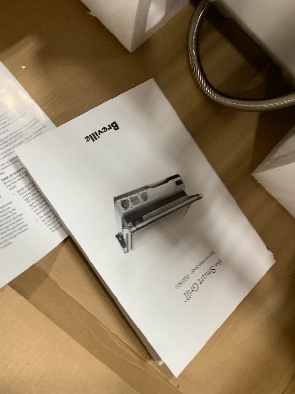 Photo 1 of ***INCOMPLETE - UNTESTED - SEE COMMENTS***
Breville BGR820XL Smart Grill, Brushed Stainless Steel
