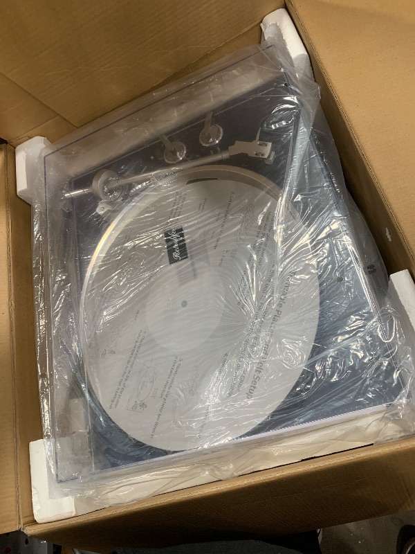 Photo 1 of ***FINAL SALE/PARTS MISSING U/K*** Turntables Belt-Drive Record Player with Wireless Output Connectivity Vinyl Player 33&45 RPM Speed Phono Line Output USB Digital to PC Recording ATN3600L MM Cartridge&Counterweight Dark Blue