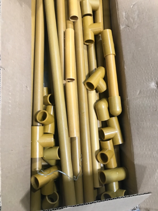 Photo 1 of Tioncy 6 Pcs Fresh Lemonade Stand Kits Hut Decor Include Shelf, Banner, Roof, Pennant, Table Skirt for Photo Props Outdoor Lemon Themed Party Decor