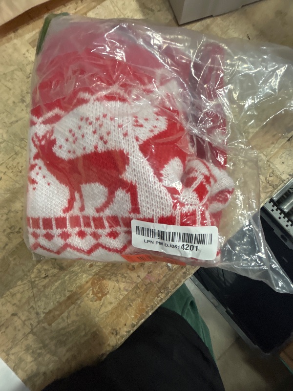 Photo 1 of Family Matching Christmas Sweaters Ugly Holiday Sweater Sweatshirt for KID MEDIUM Red