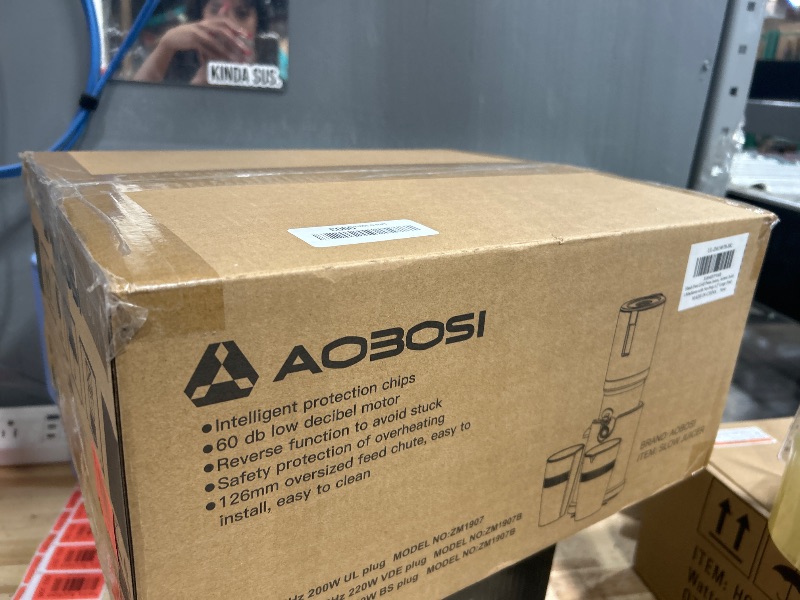 Photo 1 of Slow Cold Press Juicer Machine: Electric Masticating Juicer Extractor Easy Clean - Whole Fruit Vegetable Juice Maker - Cold Pressed Slow Blender Juicer with Wide Large Chute Mouth