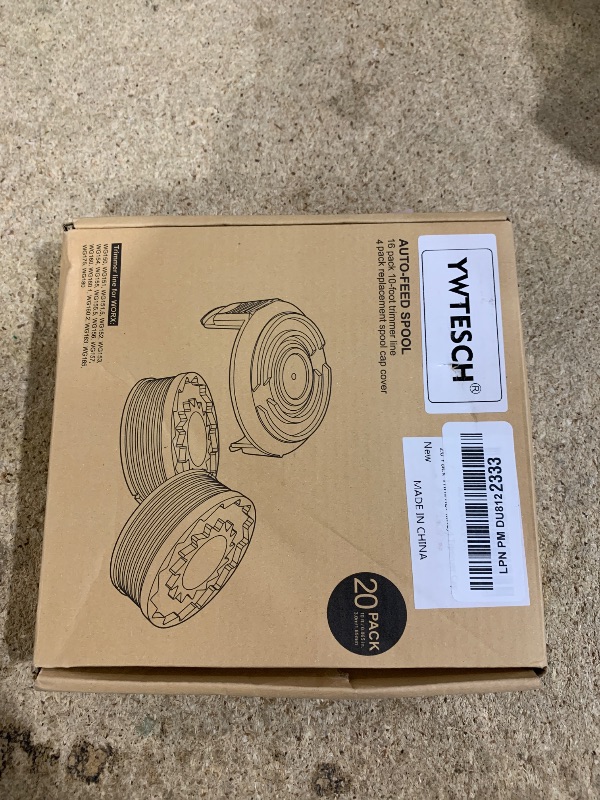 Photo 1 of 20 Pack Trimmer Spool Line for Worx,(WA0010)Replacement Trimmer Spool Line for Worx,Trimmer Line Refills 0.065 inch for Worx,Suitable for Worx String Trimmers(16 Pack Grass Trimmer Line,4 Trimmer Cap)
