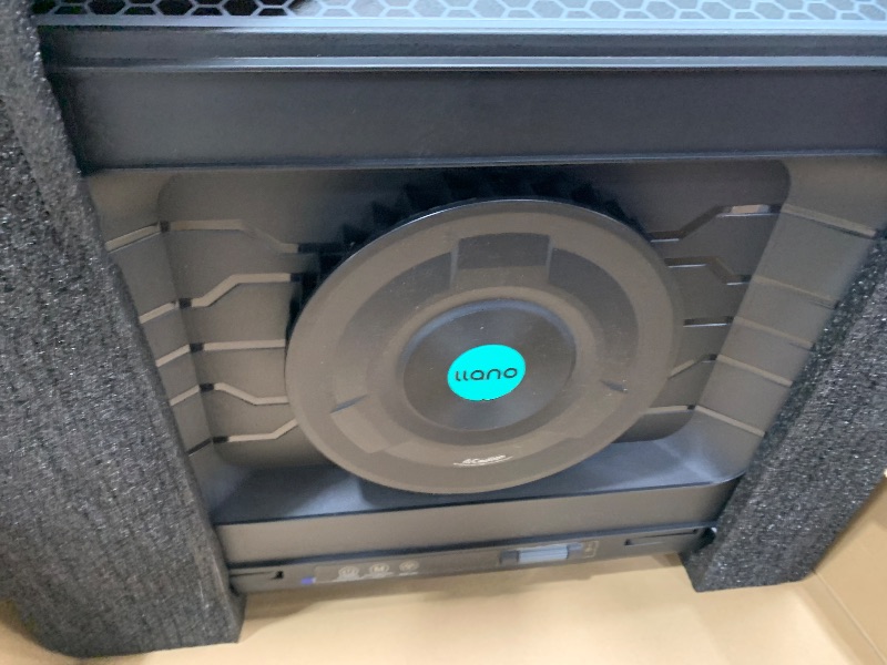 Photo 1 of llano RGB Laptop Cooling Pad, Gaming Laptop Cooler with Powerful Turbofan, Fast Cooling Laptop 15.6-21in, Adjustable Speed, Touch Control, LCD Screen