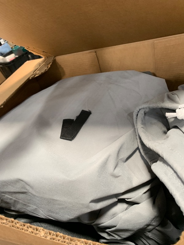 Photo 1 of GEARFLAG Fifth Wheel RV Cover with Slide Out Zippered Opening fits 28-30FT Trailer Reinforced Windproof Side-Straps Reflective Safety Strips Water-Resistance Heavy Duty Fabric