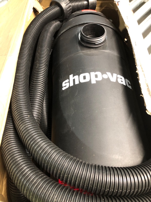 Photo 1 of (used)(unknown if complete) Shop-Vac 9522205 5 Gallon 5.5 Peak HP Hangup Wet/Dry Vacuum, 1.25 Inch Diameter x 7 Foot Hose, 18 Foot Cord