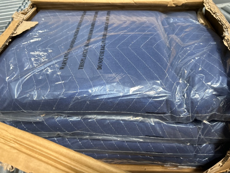 Photo 1 of Olympia Tools 4-Pack Heavy Duty Padded Moving Blanket, 72 x 80 in, Packing Blankets for Moving