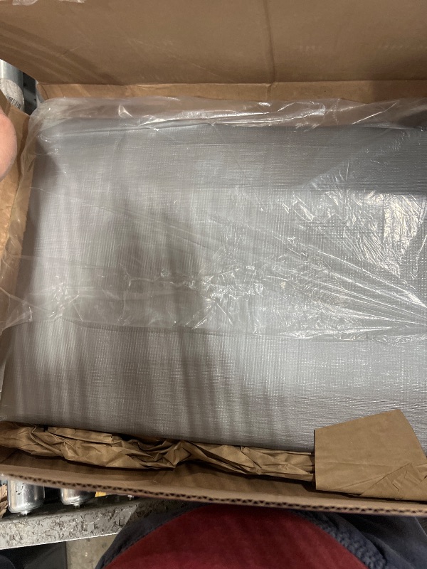 Photo 1 of 16' x 16' Large Multi-Purpose Waterproof Light Weight Heavy Duty Poly Tarp Grommets Every 24", 20 Mil 16x16Thick, for Home, Boats, Cars, Camping, UV Resistant, Rip/Tear Proof Tarpaulin