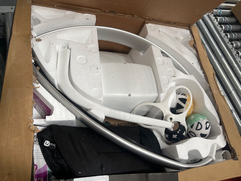 Photo 1 of 4moms MamaRoo Multi-Motion Baby Swing, Bluetooth Enabled with 5 Unique Motions, Black