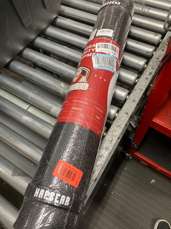 Photo 1 of HAPBEAR Exercise Equipment Mat, Under Treadmill, Elliptical, Peloton Bike Mat for Hardwood Floors Carpet Protection - High Density Weight Bench Pad Fitness Gym Equipment Mat