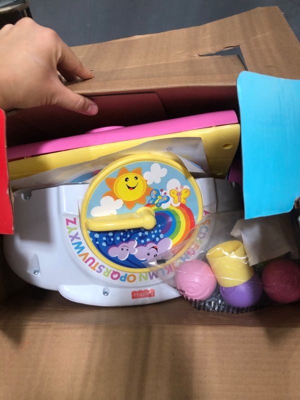 Photo 1 of Fisher-Price Baby Learning Toy Laugh & Learn Crawl Around Car Activity Center with Smart Stages for Infants Ages 6+ Months, Pink (Amazon Exclusive)