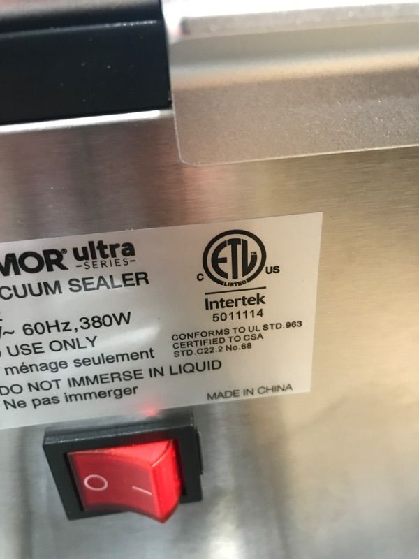 Photo 1 of Avid Armor Ultra Series USV32: Premium Chamber Vacuum Sealer Machine High-Performance Vacuum Chamber Sealer for Professional and Home Use, Ideal Commercial Vacuum Sealer Machine for Food Preservation