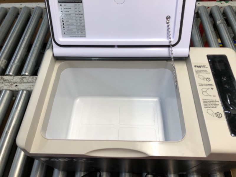 Photo 1 of (USED)(UNTESTED FULLY) F40C4TMP 12 Volt Refrigerator, 20 Quart(18L) Portable Freezer, 12V Car Fridge(-8?~50?), Compressor Cooler for Camping, Road Trip
