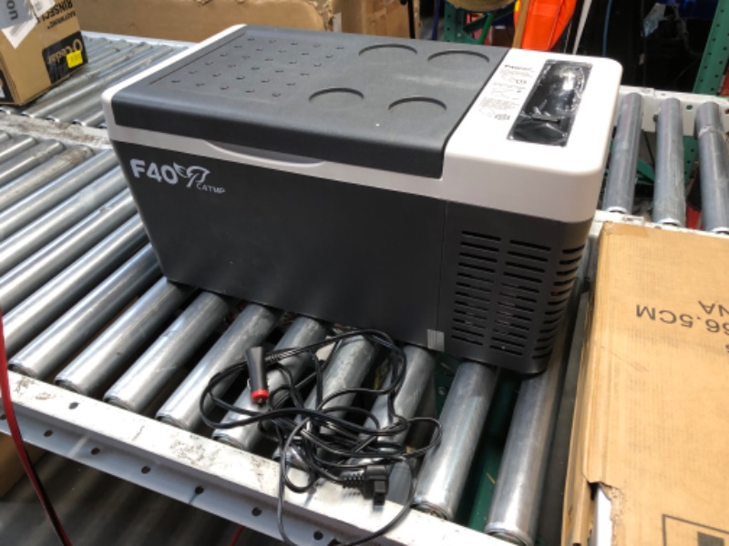 Photo 1 of (USED)(UNTESTED FULLY) F40C4TMP 12 Volt Refrigerator, 20 Quart(18L) Portable Freezer, 12V Car Fridge(-8?~50?), Compressor Cooler for Camping, Road Trip
