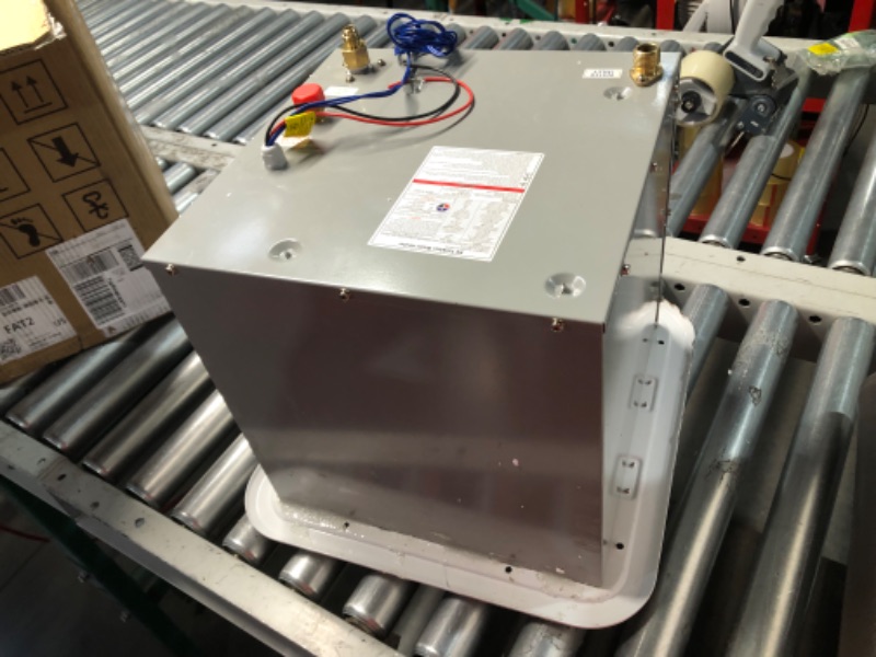 Photo 1 of ***USED - INCOMPLETE - UNABLE TO TEST - SEE PICTURES***
RV Tankless Water Heater, RV Instant Propane Hot Water Heater with 16 x 16 inch Door, Front Water Outlet and Showerhead Kit, 55000 BTUs 3.9 GPM, Compatible with All RVs, DC 12V, CSA Certificated,Whit