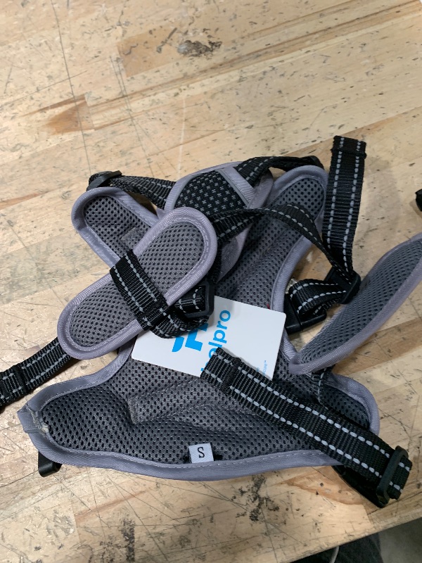 Photo 1 of BELPRO Multi-Use Support Dog Harness, Escape Proof No Pull Reflective Adjustable Vest with Durable Handle, Dog Walking Harness for Big/Active Dogs (Black, S)
