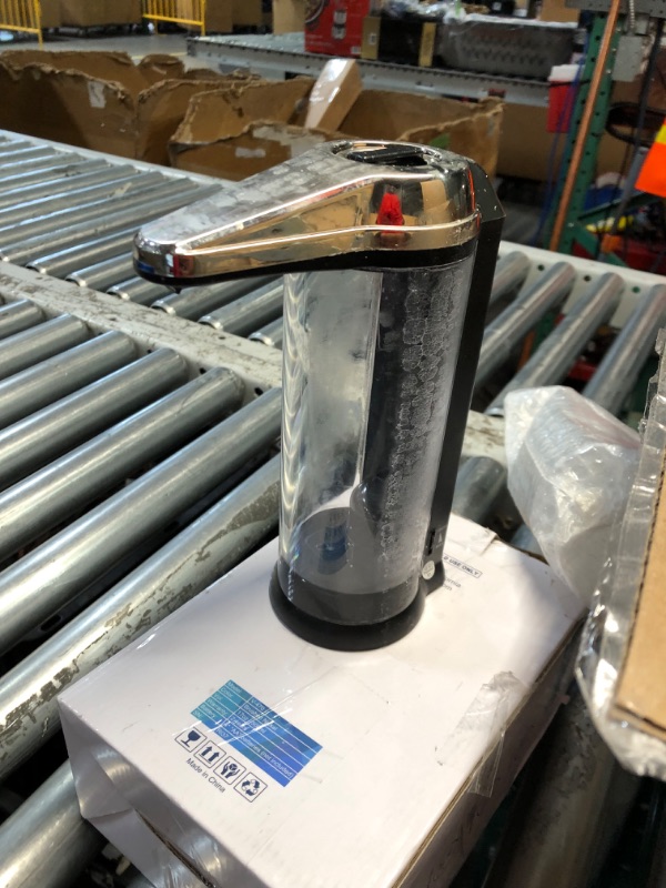 Photo 1 of ***HEAVILY USED AND DIRTY - SEE PICTURES***
Secura 17oz Automatic Liquid Soap Dispenser, Touchless Battery Operated Hand Soap Dispenser with Adjustable Soap Dispensing Volume Control Dial, Personal Care Dispenser (Brushed Nickel)
