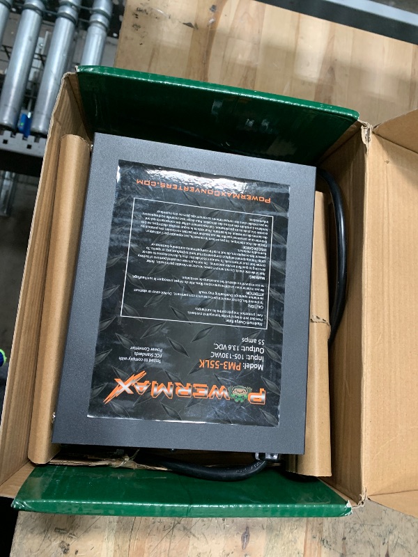 Photo 1 of PowerMax PM3-65Power Supply, AC to DC Converter 110Vac to 12Vdc 65Amp, Battery Charger with 3 Stage Smart Charging Mode, Built-in Cooling Fan and LED Indicator Light, Lithium Compatible