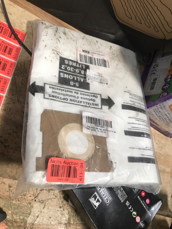 Photo 1 of 10 Pack Vacuum bags 90661 Replacement for Shop Vac Bags 5-8 Gallon,Type E-9066111,9066100,9066133,Type H-90671,9067133,9067100 9067111 Disposable Collection Filter Bags