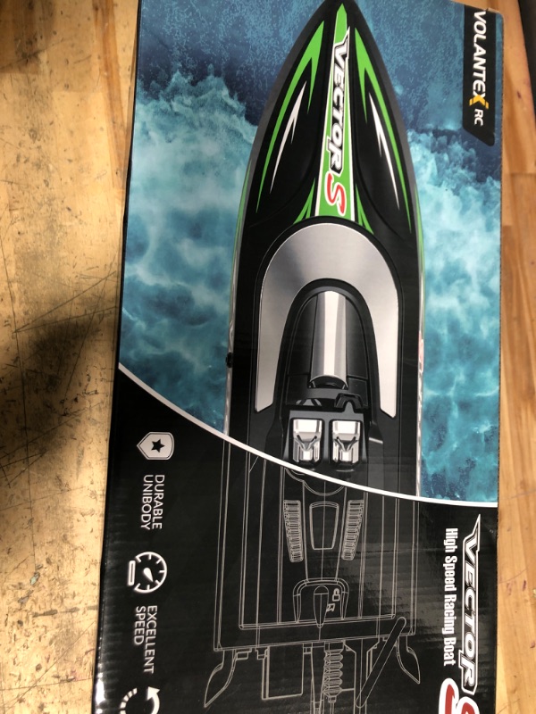 Photo 1 of (Not functional)(sold for parts) Brushless RC Boats for Adults, 30+MPH 17.7" High Speed Remote Control Boat with Rechargeable Battery
