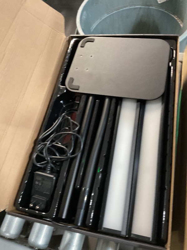 Photo 1 of ***(PARTS ONLY/ NON REFUNDABLE/ NO RETURNS OR REFUNDS)***
Desk Lamp with USB Charging Port for Home Office 24w Architect Remote Base Dual Task Led Light Modern 5 Color Modes Dimmable Adjustable Gooseneck Double Head Reading Drafting Eye Caring Tall Lamps