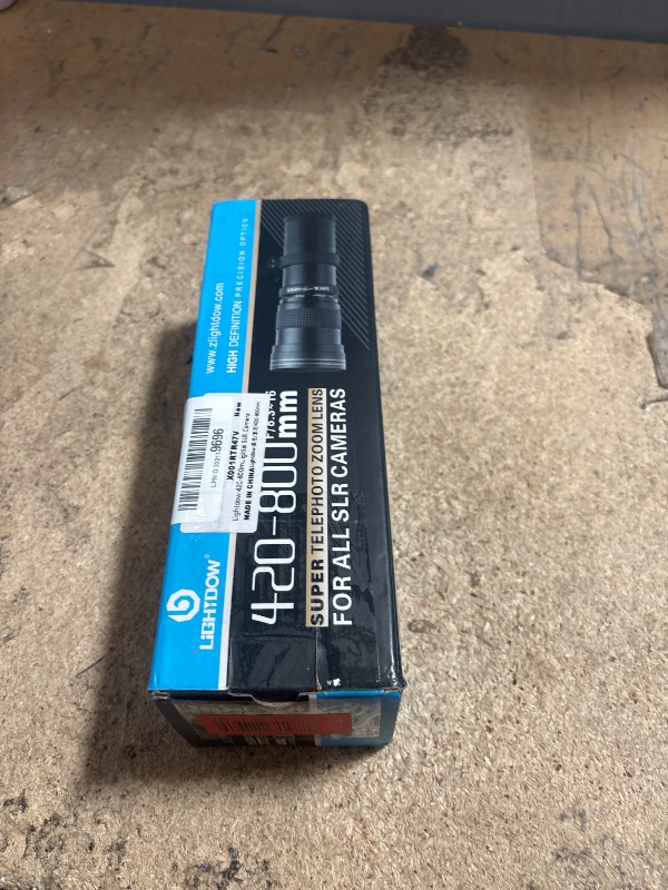 Photo 1 of *USED MISSING PARTS*Lightdow E -800mm F8.3 Telephoto Zoom Lens - Manual Cameras Lenses + T-Mount for Sony Alpha ?7R IV ?7 III A9 A7 II A7S A6600 A6500 A6400 A6300 A6100 A6000 A5100 A5000 NEX-6 NEX-5R/5T/5C NEX-3N