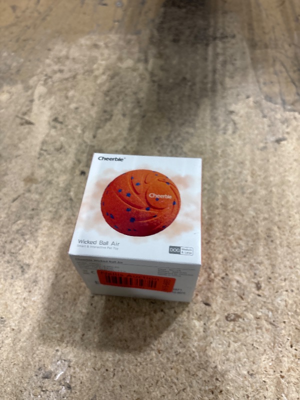 Photo 1 of ?New Material?Cheerble Smart Interactive Dog Toy, Wicked Ball AIR, Automatic Moving, Bouncing, and Rotating Ball, E-TPU Material, IPX7 Waterproof Rating, Active Rolling Ball for Medium and Large Dogs