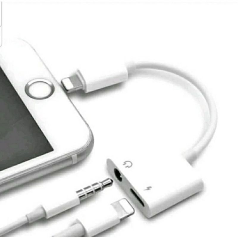 Photo 1 of GL029 Lightning Iphone 3.5mm Audio Jack Charger Adapter 2 In 1

