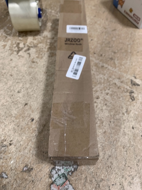 Photo 1 of 2 Pack Gold Curtain Rods 28 to 45 Inches(2.3-4 Feet),5/8 inch Splicing Drapery Rods,Small Curtain Rods Set,Size: 18''-45'',Brass Gold
