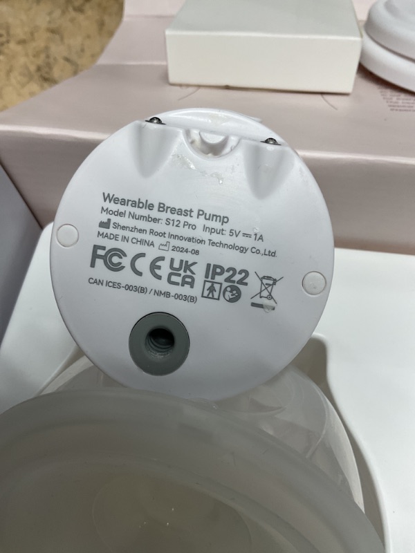Photo 1 of Momcozy Breast Pump Hands-Free S12 Pro, Wearable & Portable Pump with Soft DoubleFit Flange, 3 Modes | 9 Levels Double Electric Pump Wireless, Smart Display, 24mm, 2 Pack