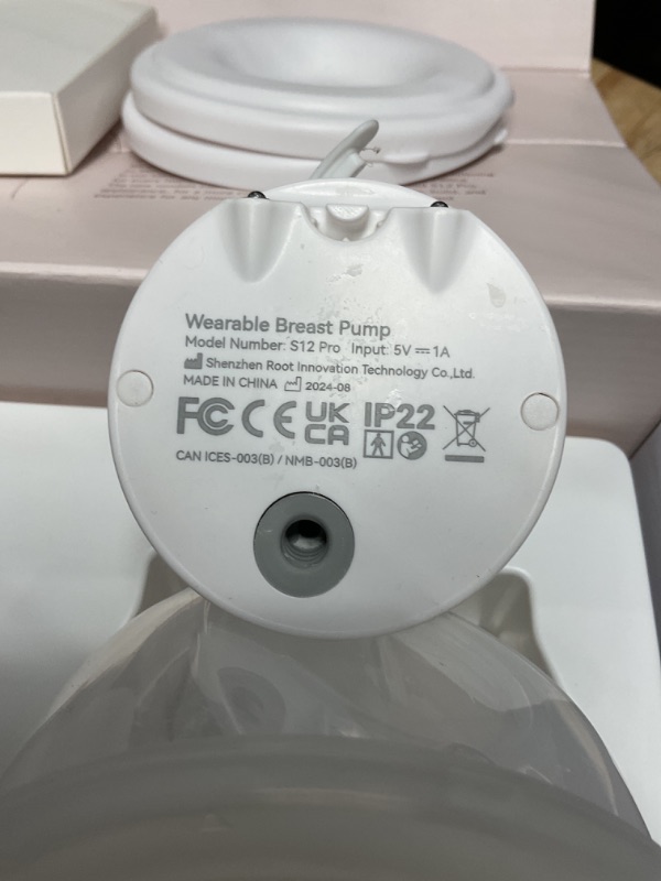 Photo 1 of Momcozy Breast Pump Hands-Free S12 Pro, Wearable & Portable Pump with Soft DoubleFit Flange, 3 Modes | 9 Levels Double Electric Pump Wireless, Smart Display, 24mm, 2 Pack