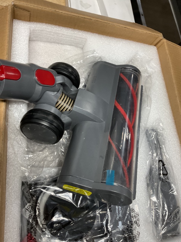 Photo 1 of Cordless Vacuum Cleaner, 550W 45KPA 60 Mins Runtime Self-Standing Vacuum Cleaners for Home, Stick Vacuum with Charging Dock Station Removable Battery, Handheld Vacuum for Pet Hair/Carpet/Floor**NO S/N 