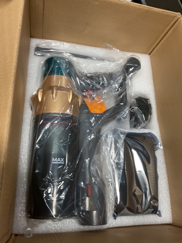 Photo 1 of Cordless Vacuum Cleaner, 550W 45KPA 60 Mins Runtime Self-Standing Vacuum Cleaners for Home, Stick Vacuum with Charging Dock Station Removable Battery, Handheld Vacuum for Pet Hair/Carpet/Floor**NO S/N 