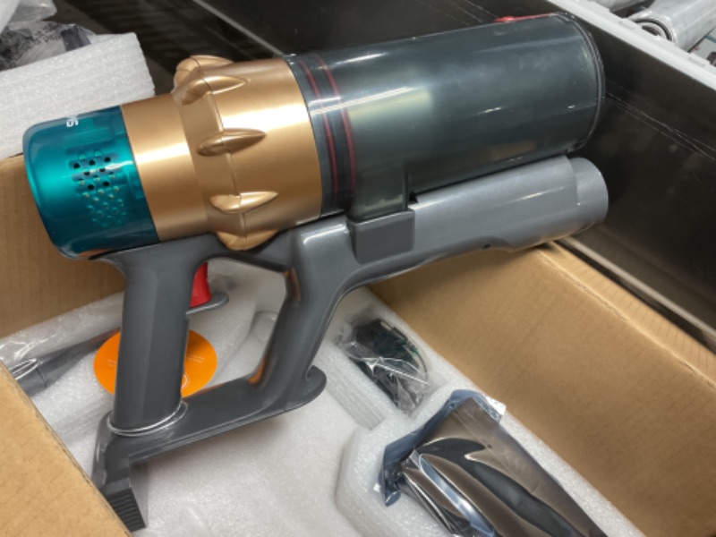 Photo 1 of Cordless Vacuum Cleaner, 550W 45KPA 60 Mins Runtime Self-Standing Vacuum Cleaners for Home, Stick Vacuum with Charging Dock Station Removable Battery, Handheld Vacuum for Pet Hair/Carpet/Floor**NO S/N 