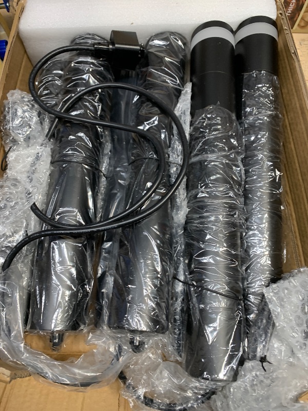 Photo 1 of mirrea 6 Pack Black Track Pendant Lighting for H Type Rail Hanging Cord Adjustable Bulb Included 8W Dimmable LED GU10 90 CRI 3000K Warm White 38° Beam Angle