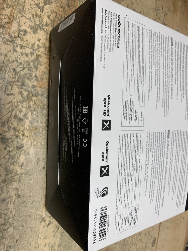 Photo 1 of (POWER TESTED) Audio Technica ATH-DSR7BT Wireless Over-Ear Headphones