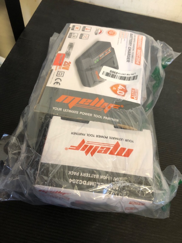 Photo 1 of Mellif 20V Li-ion Battery Pack & Charger for Dewalt & Mellif 20V Tools - 4.0Ah Battery & 4.0A Fast-Charger Combo, 10C/40Amps, Starter Kit