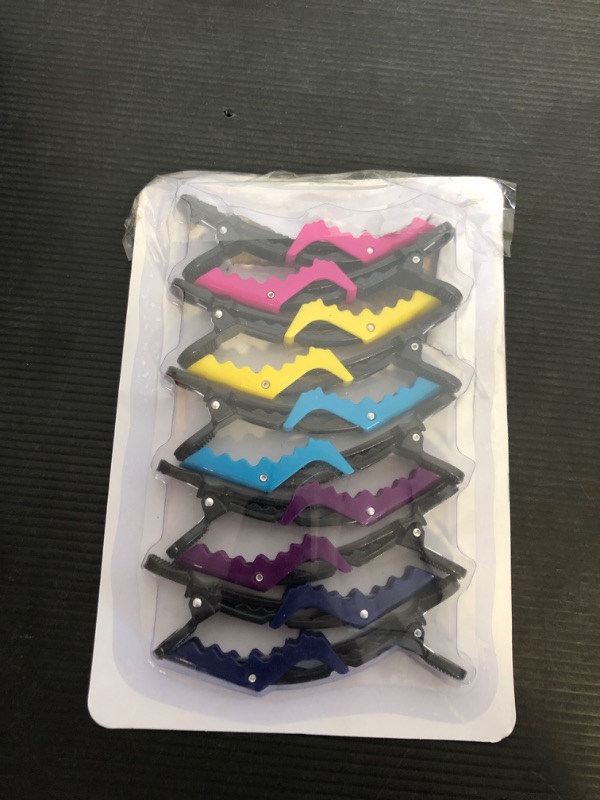Photo 1 of HH&LL Hair Clips for Women – Wide Teeth & Double-Hinged Design – Alligator Styling Sectioning Clips of Professional Hair Salon Quality - 10Pack (Mixing)