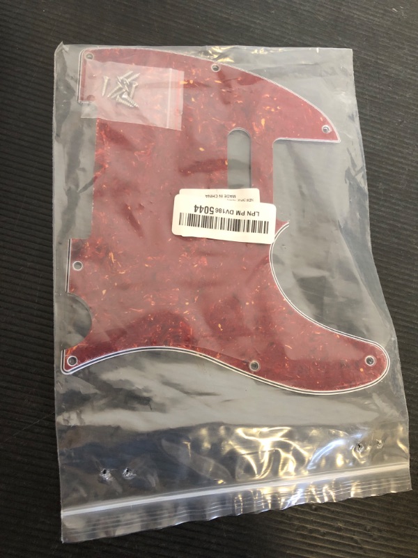 Photo 1 of KAISH 8 Hole Tele Style Pickguard TL Guitar Pick Guard Scratch Plate for Tele/Telecaster Vintage Tortoise