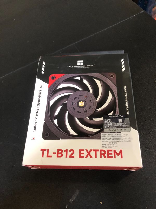 Photo 1 of Thermalright TL-B12 Extrem CPU Fan Cooler,Industrial Grade Fans,with High Speed 3150RPM,120mm Cooling PWM Fan,Three-time Dynamic Balance Correction,Computer Case Cooling Fan