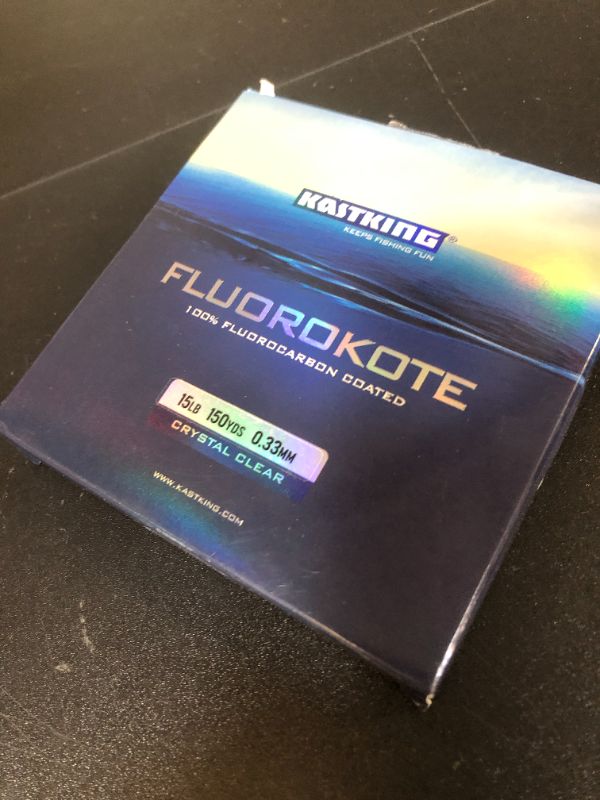 Photo 1 of KastKing FluoroKote Fluorocarbon Coated Fishing Line,15LB,150Yard