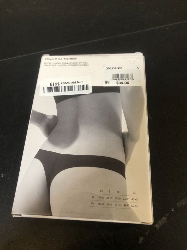 Photo 1 of Calvin Klein Invisibles Seamless Thong Panties, 3 Pack