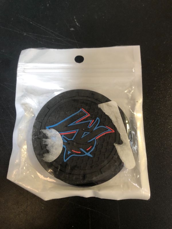 Photo 1 of 2PCS Car Cup Holder Coaster,Auto Cup Holder Insert Coaster for Seatle Mariners Baseball Fans, Non-Slip Car Drink Holder Coaster, Car Interior Accessories, Seatle Mariners