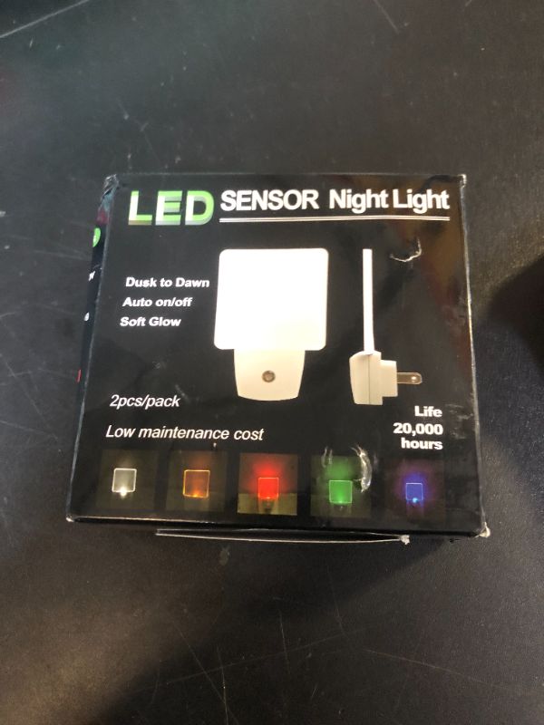 Photo 1 of U4GLORY Red Night Lights Plug in 2 Pack, 0.5W Red Light Night Light with Dusk to Dawn Sensor, Auto On/Off LED Night Light Plug into Wall Pefect for Babyroom, Bedroom, Bathroom