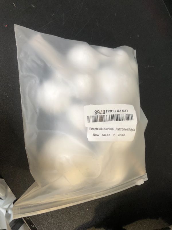 Photo 1 of Fansunta Solar System Project Kit, Planet Model Crafts Includes 14 Mixed Sized Polystyrene Spheres Balls and 10 Pieces 24 cm Long Bamboo Sticks for School Science Projects