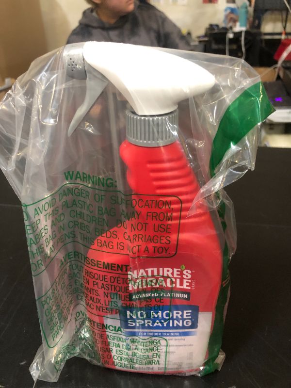 Photo 1 of Nature's Miracle Advanced Platinum No More Spraying, 24 Ounces, Helps Discourage Repetitive Cat Spraying