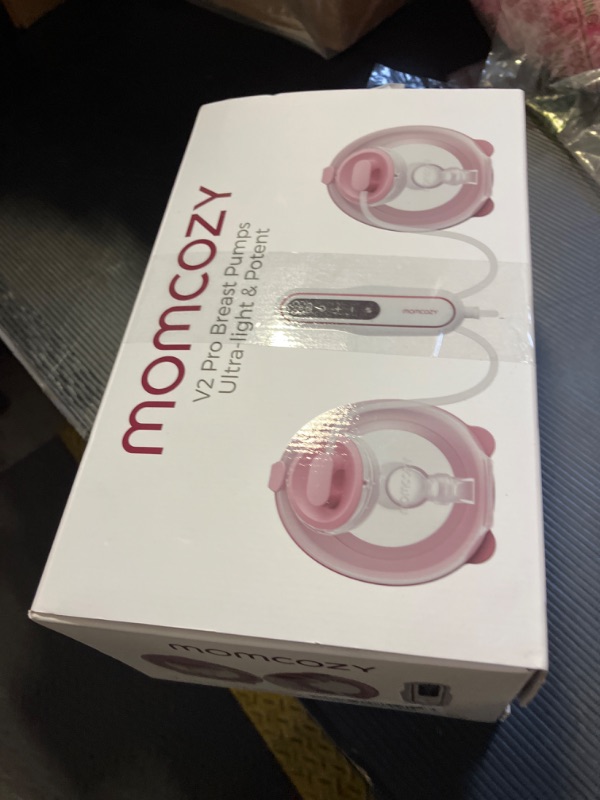 Photo 1 of Momcozy Breast Pump BP141 Slim & Quiet,Hands-Free & Lightweight Pump with Upgraded Flange, High Efficient Electric Pump, 3 Modes|9 Levels, Hot Pink