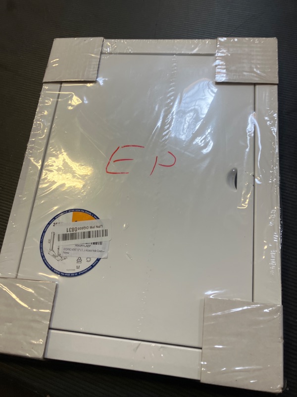 Photo 1 of ECOPRO VENT 10" x 14" White Metal Access Panel. Service Shaft Door Panel. Plumbing, Electricity, Heating, Alarm Wall Access Panel for Drywall. Bathroom Services Access Hole Cover.
