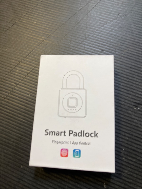 Photo 1 of eLinkSmart Fingerprint Gym Locker Lock, Keyless Biometric Padlock, Weatherproof Electronic Digital Bluetooth App Smart Combo Pad Lock for Outdoor Fence Gate School Locker Storage Pool Shed - Black
