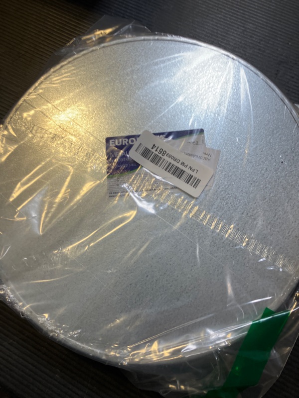 Photo 1 of HVAC OV Galvanized Metal Duct End Cap - 10 Inch Fit - Available in Different Sizes to Suit Your Needs